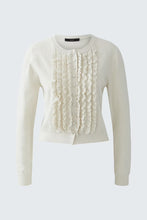 Load image into Gallery viewer, Oui Ruffle Front Short Cardigan