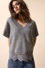 Load image into Gallery viewer, Oui Oversized V Neck Pullover