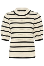 Load image into Gallery viewer, Kaffe KaEvelyn Striped Knit Pullover