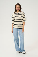 Load image into Gallery viewer, Kaffe KaEvelyn Striped Knit Pullover
