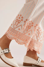 Load image into Gallery viewer, Damson Madder Leah Trousers - Apricot Business Stripe