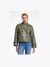 Load image into Gallery viewer, Rino & Pelle Lotte Leather Double Breasted Jacket