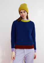 Load image into Gallery viewer, Dr Bloom Moss Tri colour Jumper