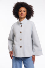 Load image into Gallery viewer, Rino & Pelle Blue Snow Soft Cape Coat
