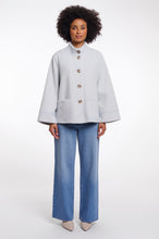 Load image into Gallery viewer, Rino & Pelle Blue Snow Soft Cape Coat