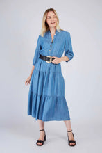 Load image into Gallery viewer, Derhy Carine Chambray Dress