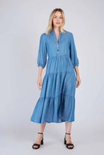 Load image into Gallery viewer, Derhy Carine Chambray Dress