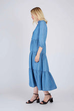 Load image into Gallery viewer, Derhy Carine Chambray Dress