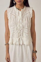 Load image into Gallery viewer, Maison Hotel Camila Embroidered Sleeveless top
