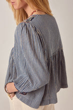 Load image into Gallery viewer, Maison Hotel April Gingham Blouse