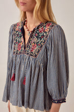 Load image into Gallery viewer, Maison Hotel April Gingham Blouse