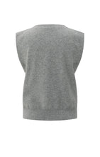 Load image into Gallery viewer, YAYA Knitted Gilet with Asymmetric Button