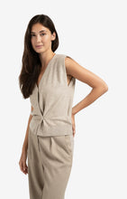 Load image into Gallery viewer, YAYA Knitted Gilet with Asymmetric Button