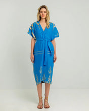Load image into Gallery viewer, Greek Arachaic Kori - Roots Kaftan with Belt
