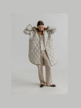 Load image into Gallery viewer, Project AJ117 Nianna Reversible Padded Duster Coat