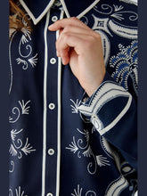 Load image into Gallery viewer, Oui Western Paisley Soft Shirt