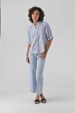 Load image into Gallery viewer, Orfeo Clery Check Embroidered Blouse