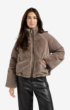Load image into Gallery viewer, YAYA Short Teddy Jacket with Padded Sleeves