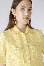 Load image into Gallery viewer, Oui Tweed Gold Button up Shirt
