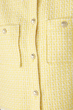 Load image into Gallery viewer, Oui Tweed Gold Button up Shirt
