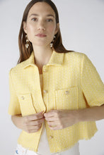 Load image into Gallery viewer, Oui Tweed Gold Button up Shirt
