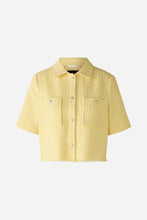 Load image into Gallery viewer, Oui Tweed Gold Button up Shirt
