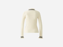 Load image into Gallery viewer, Oui Quarter Zip Frill Detail
