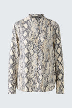 Load image into Gallery viewer, Oui Allover Snake Print Blouse
