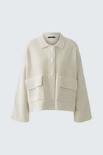 Load image into Gallery viewer, Oui Boxy Knit Pocket Jacket
