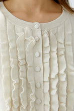 Load image into Gallery viewer, Oui Ruffle Front Short Cardigan
