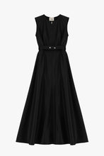 Load image into Gallery viewer, Dixie PU Zip up Midi Dress
