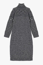 Load image into Gallery viewer, Dixie Layered Knit Roll Neck Dress
