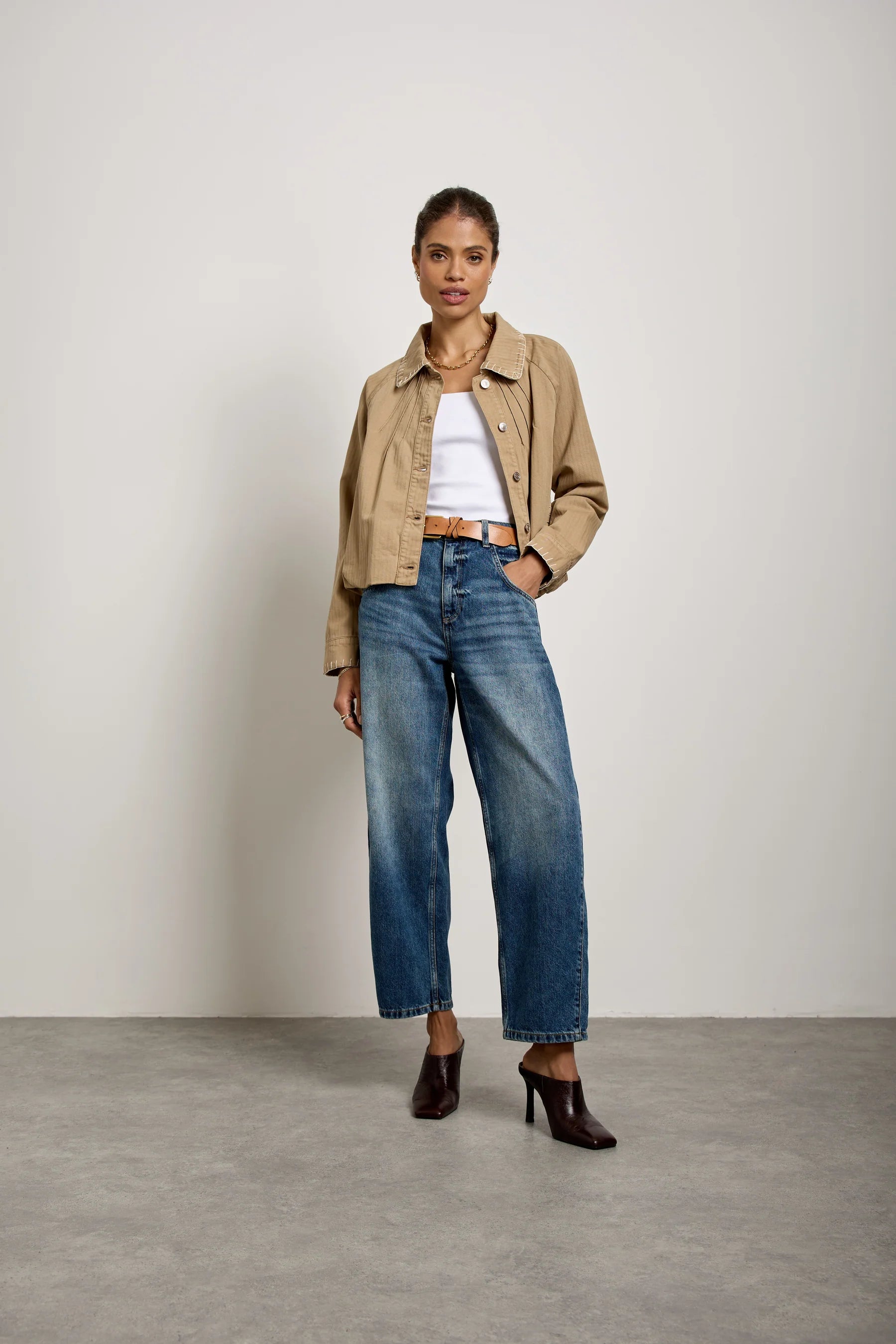 Seventy + Mochi Bo Carpenter Barrel Jeans