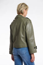 Load image into Gallery viewer, Rino &amp; Pelle Lotte Leather Double Breasted Jacket
