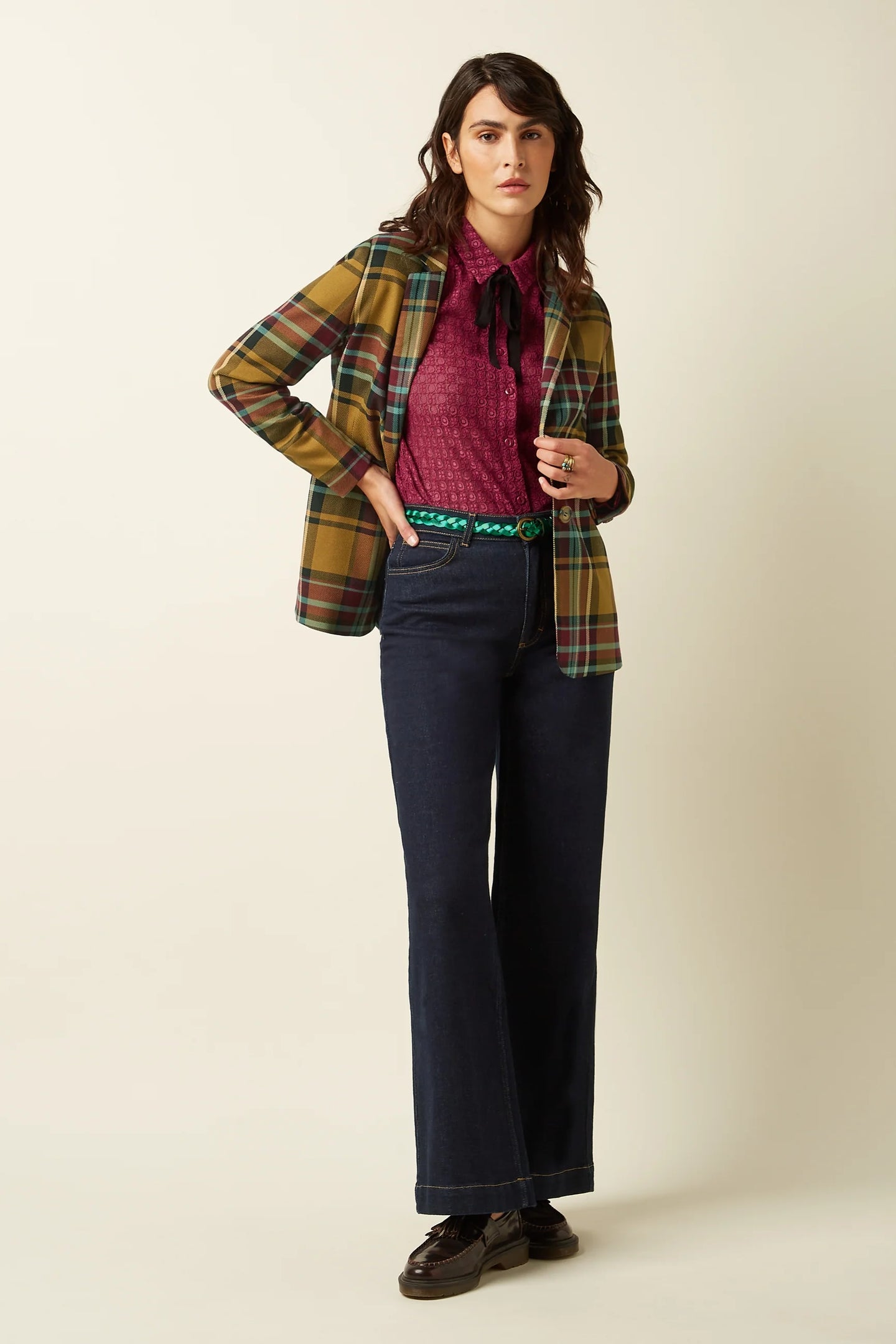 King Louie Daisy Blazer Carol Check