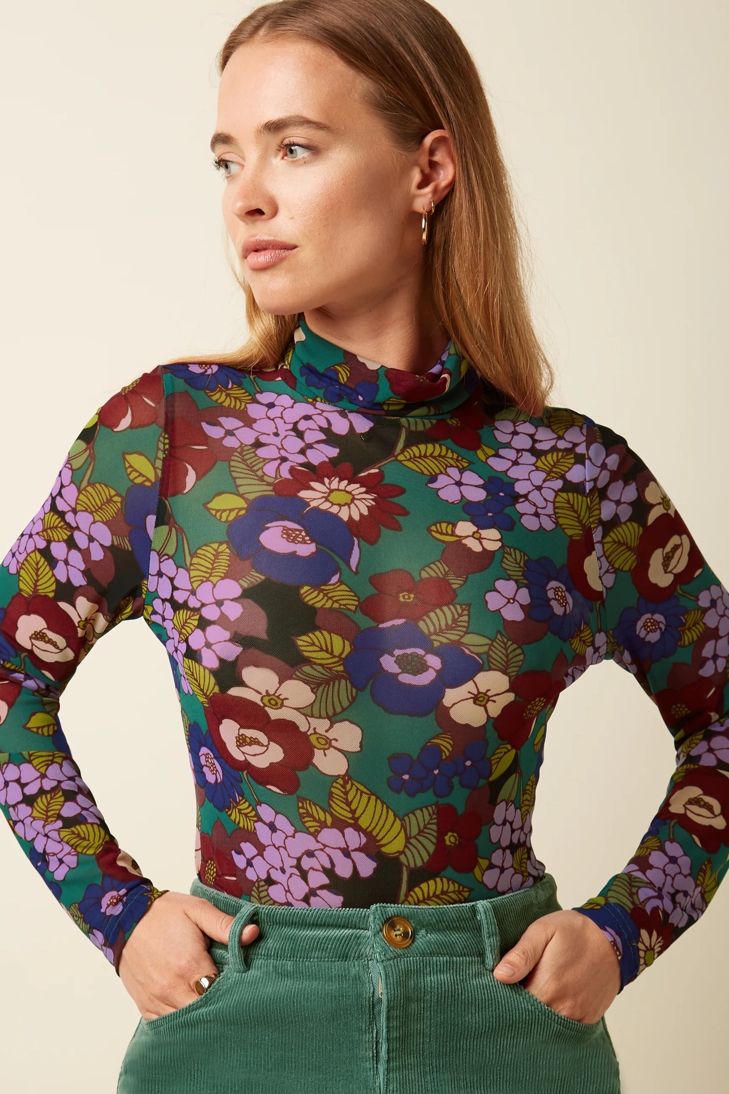 King Louie Ramone Mesh Rollneck