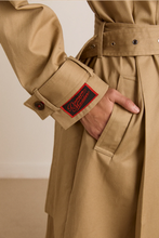 Load image into Gallery viewer, Damson Madder Sofia Pleated Trench
