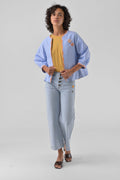 Orfeo Alyzia Striped Cotton Jacket