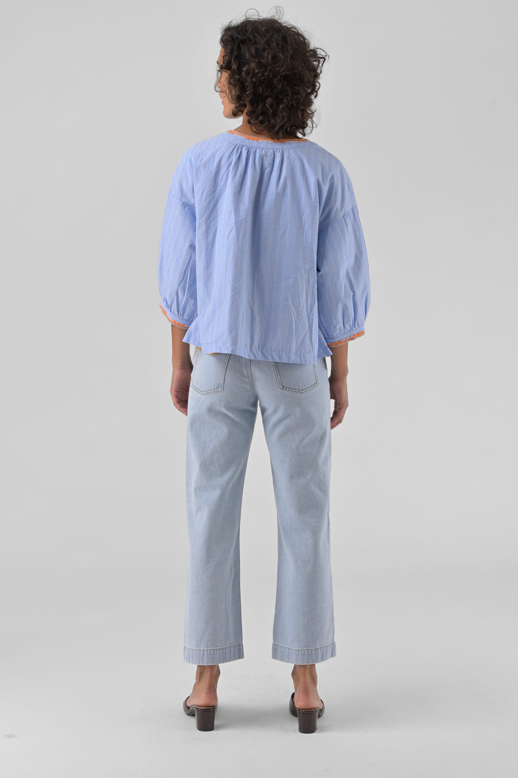 Orfeo Alyzia Striped Cotton Jacket