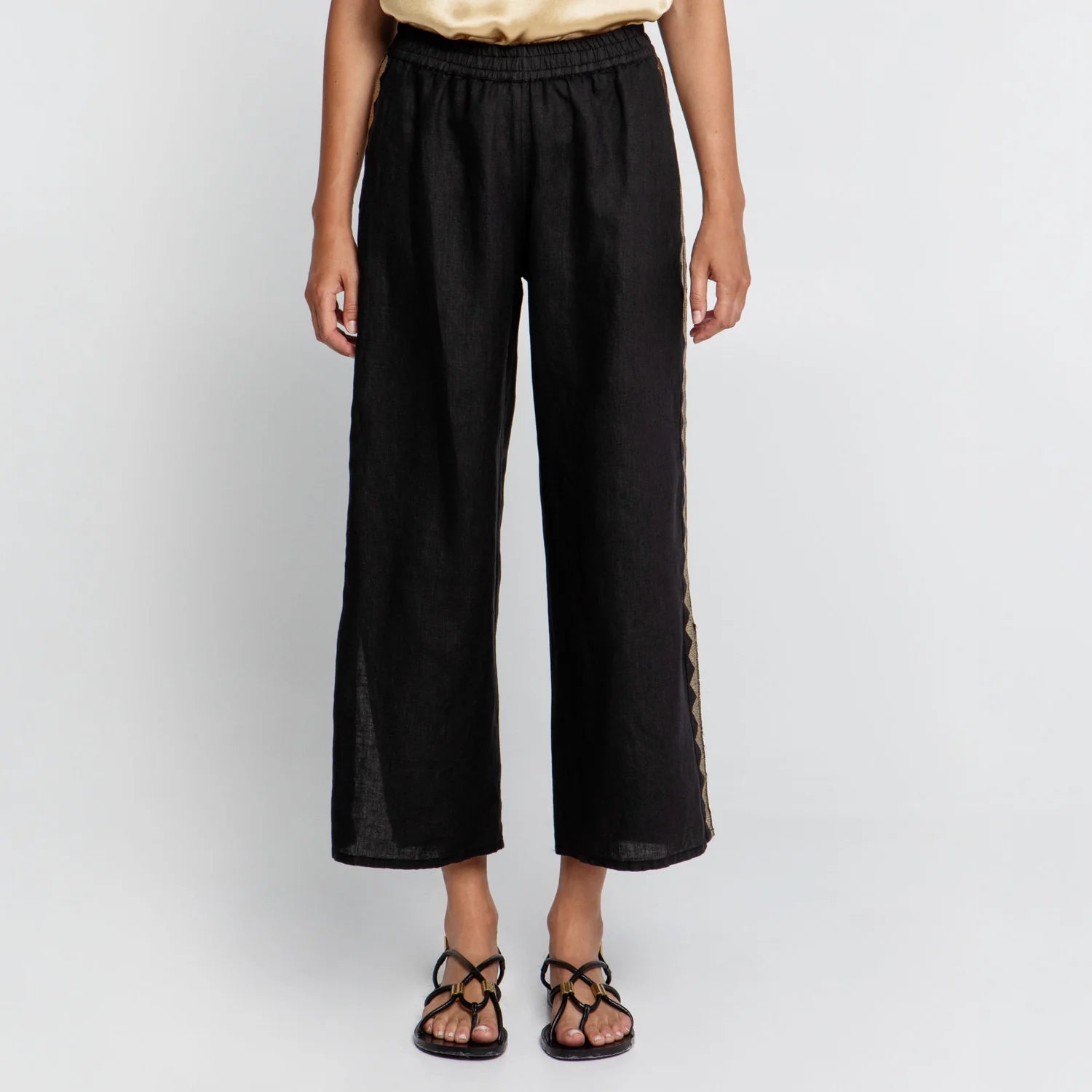 Greek Archaic Kori Gold Flaked Trousers