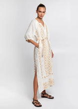 Load image into Gallery viewer, Greek Archaic Kori  Pixel Belt Long Dress
