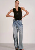 Elan Faux Printed Jeans
