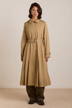 Load image into Gallery viewer, Damson Madder Sofia Pleated Trench
