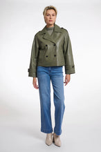 Load image into Gallery viewer, Rino &amp; Pelle Lotte Leather Double Breasted Jacket
