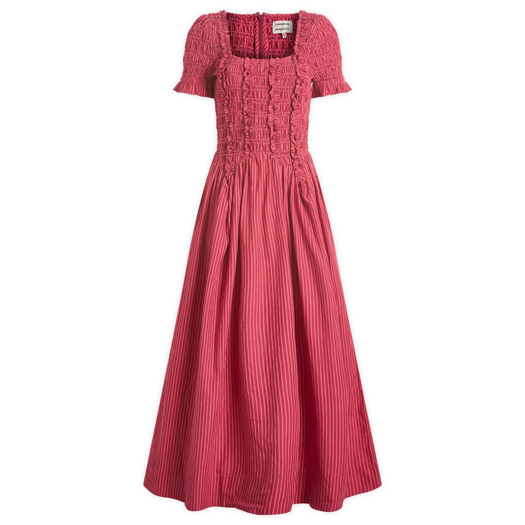 Damson Madder Raphaela Ruffle Midi Dress