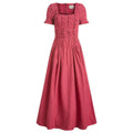 Damson Madder Raphaela Ruffle Midi Dress