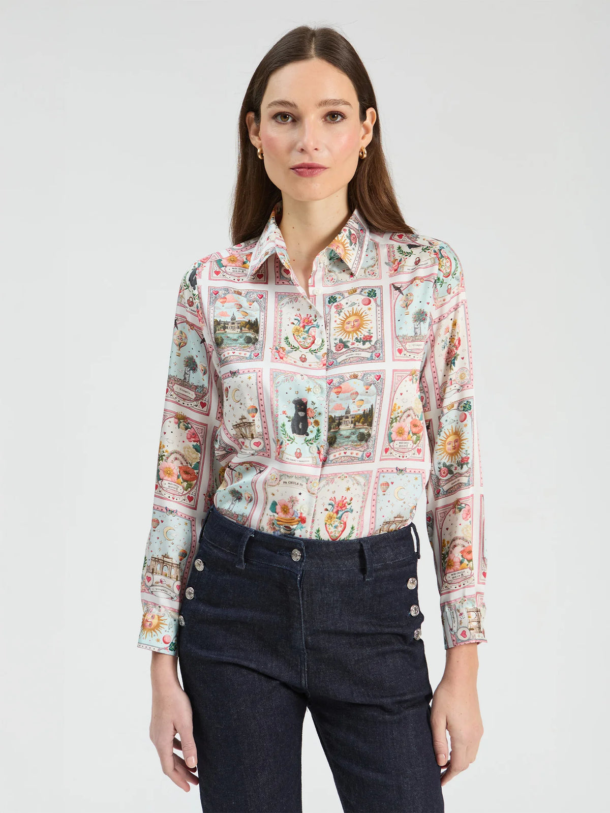 Vilagallo Madrid Print shirt