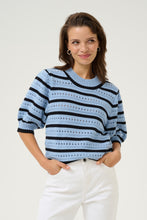 Load image into Gallery viewer, Kaffe KaEvelyn Striped Knit Pullover
