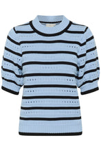 Load image into Gallery viewer, Kaffe KaEvelyn Striped Knit Pullover
