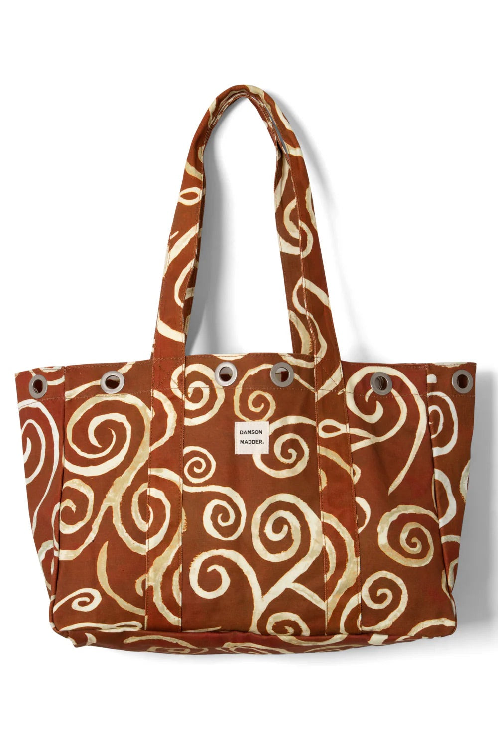 Damson Madder Swirl Canvas Tote